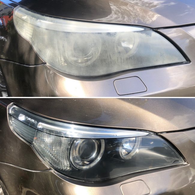 BMW Headlight restoration